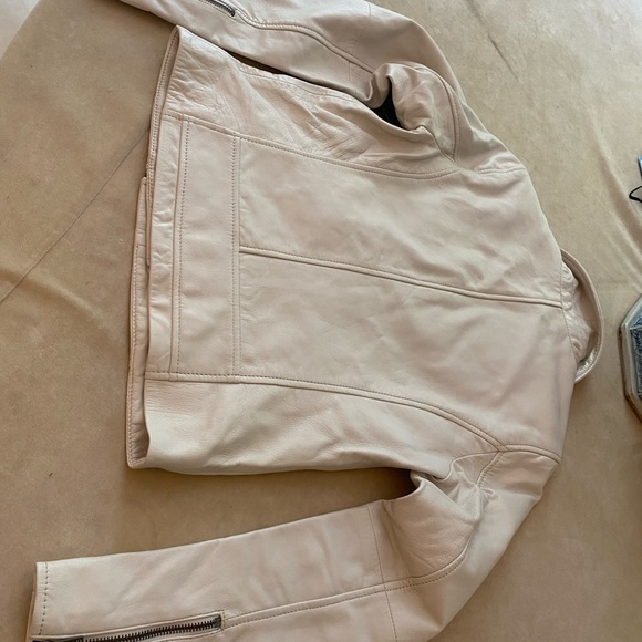 Genuine Leather NWT Moto Jacket Lucky Brand Small - Picture 3 of 3